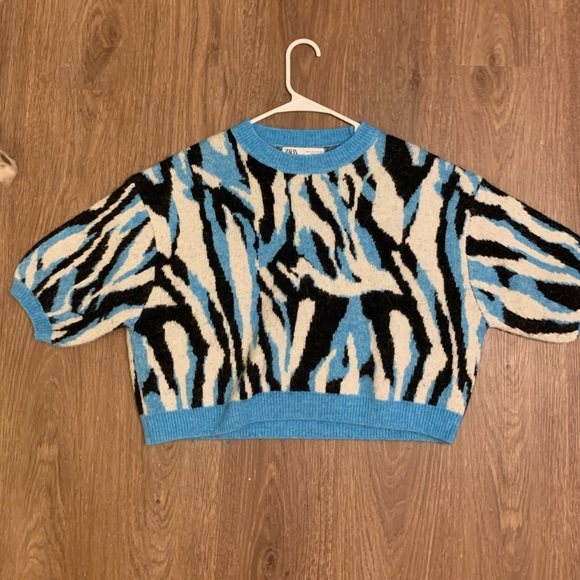 Zara Sweaters - zara short sleeve sweater